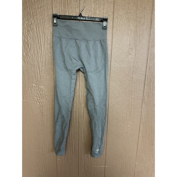 Gymshark Vital Seamless 2.0 Breathable Lightweight Legging Gray Sz Small Athlete - Picture 5 of 5